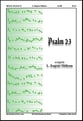 Psalm 23 SATB choral sheet music cover